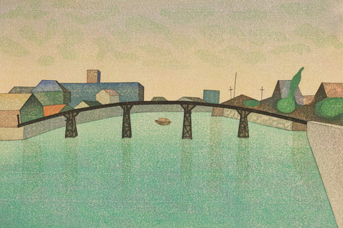 みぞえ画廊 福岡・東京 / 牛島憲之 牛島憲之 版画集 第一輯「運河」